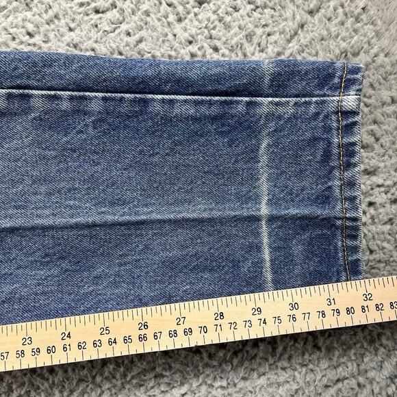 VINTAGE LEVIS 505 ORANGE TAB JEANS MENS 38x32 ACTUAL 36x32 USA MADE 90s STRAIGHT - Picture 16 of 16